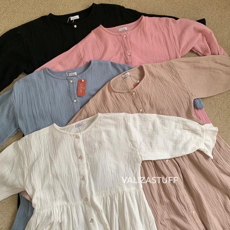 Valiza - Audrey Dress / Casual Dress / Midi Dress / Gamis Wanita