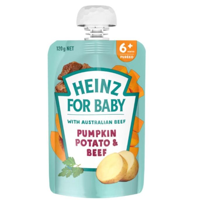 Heinz for Baby Beef Bolognese & Vegetables / Pumpkin Potato & Beef / Lamb Vegetables & Polenta Bubur