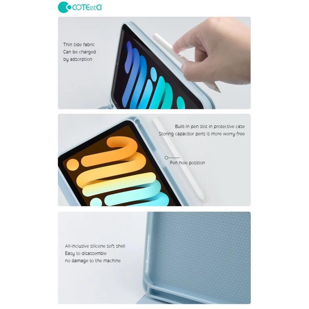 IPAD MINI 6 2021 BOOK COVER KEYBOARD BLUETOOTH PREMIUM CASE