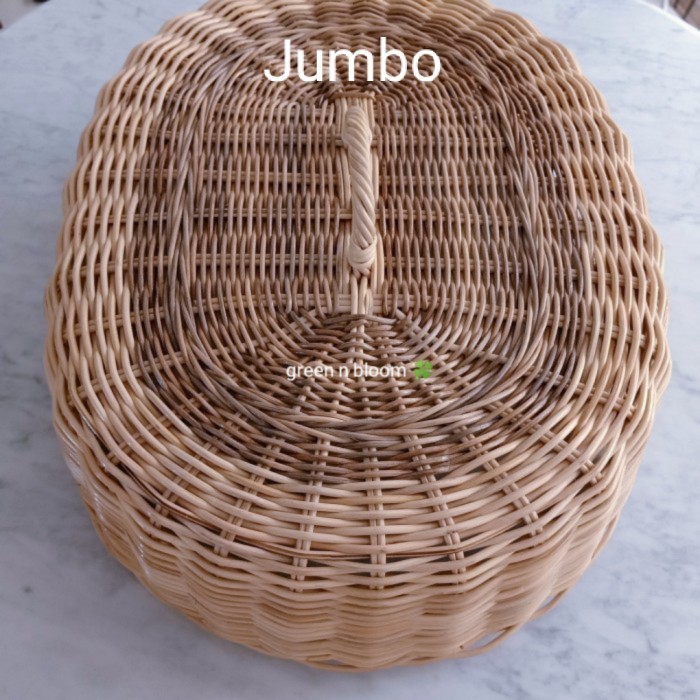 tudung saji rotan jumbo anyaman rotan besar tutup saji rotan