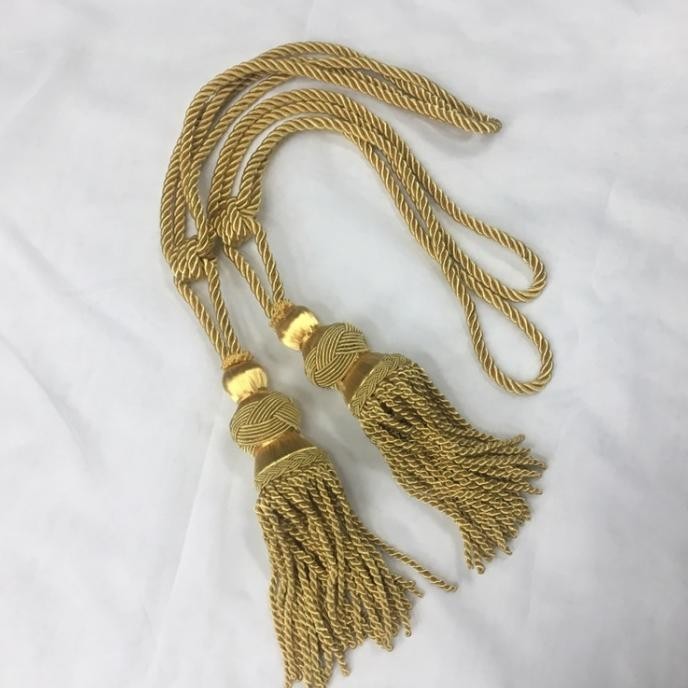 Tassel gorden gold / tali pengikat gorden impor / tassel emas