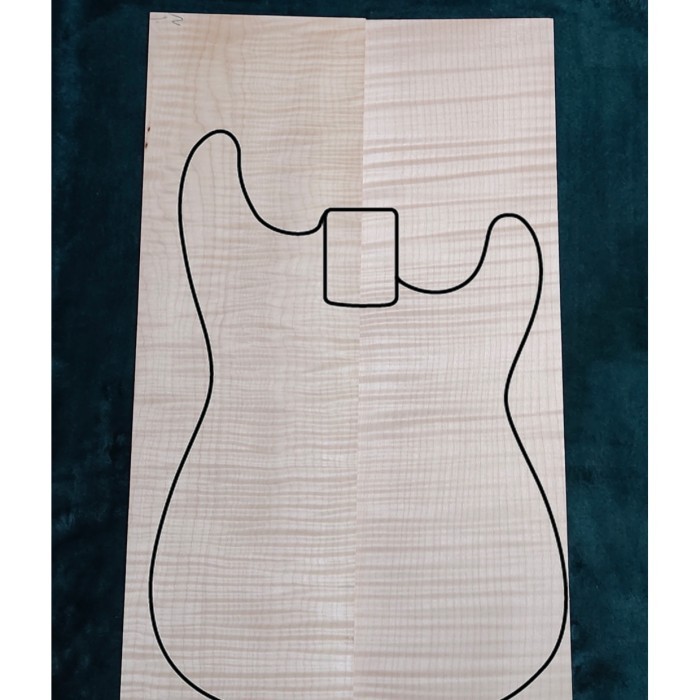 kayu flame maple drop top akustik elektrik gitar FULL FIGURE