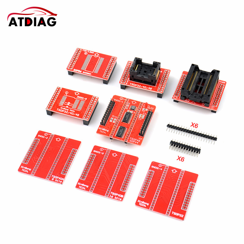 Baru 100% Original TSOP32 TSOP40 TSOP48 SOP44 SOP56 adapter Sockets for MiniPro TL866II Plus TL866A 