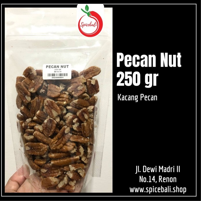 

250 gr Pecan Nut Raw / Kacang Pecan Nut Mentah Utuh 250gr 100gr 50gr