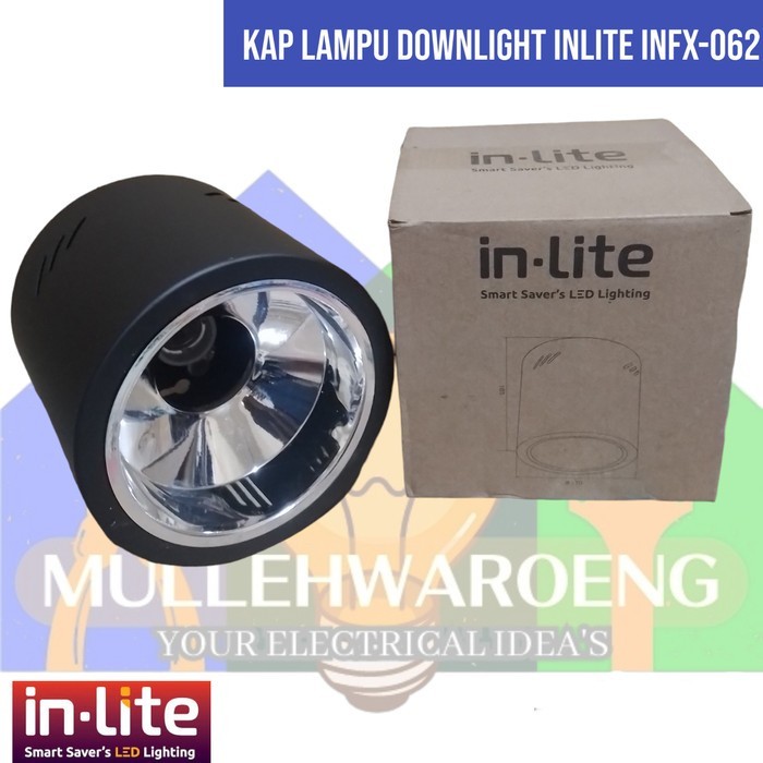 KAP LAMPU IN LITE RUMAH DOWNLIGHT 5" OUTBOW 5 INCH E27 INLITE INFX 062