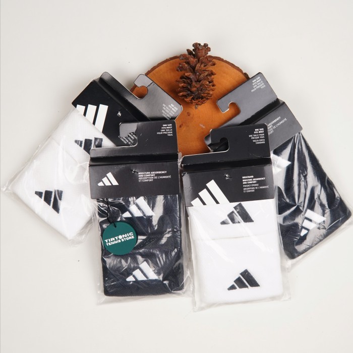 PROMO  SALE TERLARIS WRISTBAND ADIDAS TENNIS DOUBLESHORT BNWT ORIGINAL READY