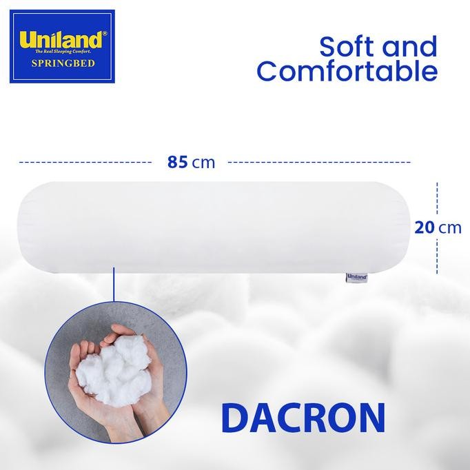 Murah Bundling Uniland Bantal Dacron Silicon + Guling Dacron Silicon