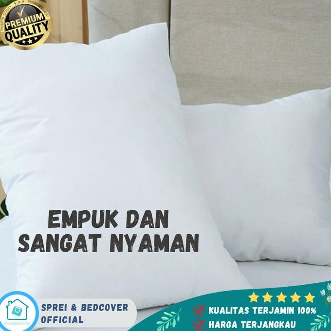 Promo Bantal Tidur Bantal Guling Set Dacron Silikon Pillow Bantal Dakron