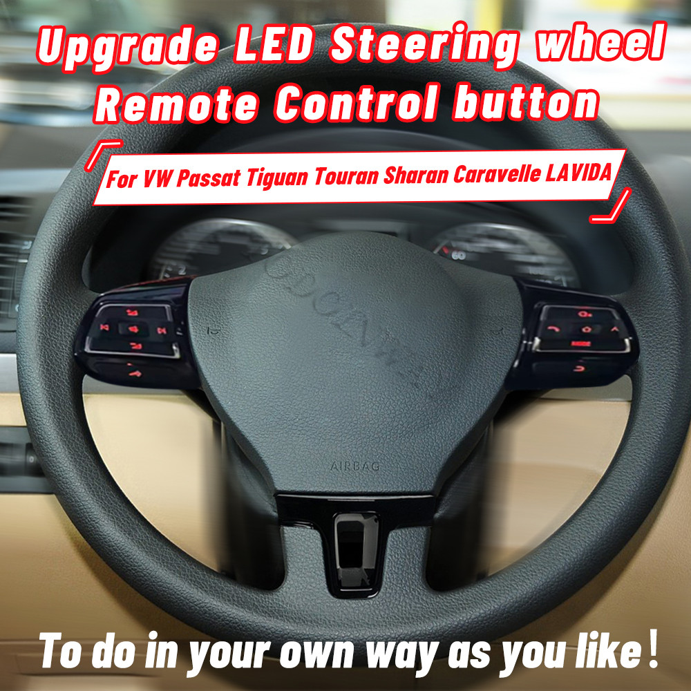 NEW Steering wheel button audio switch multimedia control for VW Tiguan Touran Golf 6 Jetta MK5 MK6P