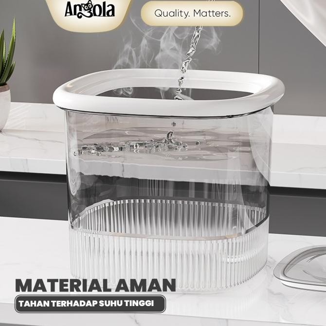 Angola Dispenser Beras Anti Kutu E50-E51 Rice Bucket Dispenser Tempat Penyimpanan Beras / Tempat Ber