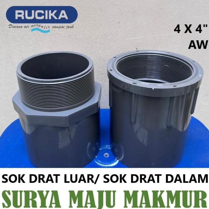 <<<<<] SOK DRAT LUAR 4 INCH RUCIKA AW DALAM VALVE SOCKET FAUCET SOCK SDL SDD