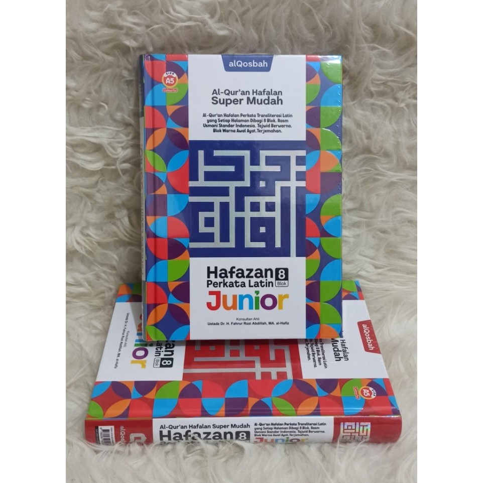 HOT SALE Alquran HAFAZAN 8 PERKATA LATIN JUNIOR/8 blok warna