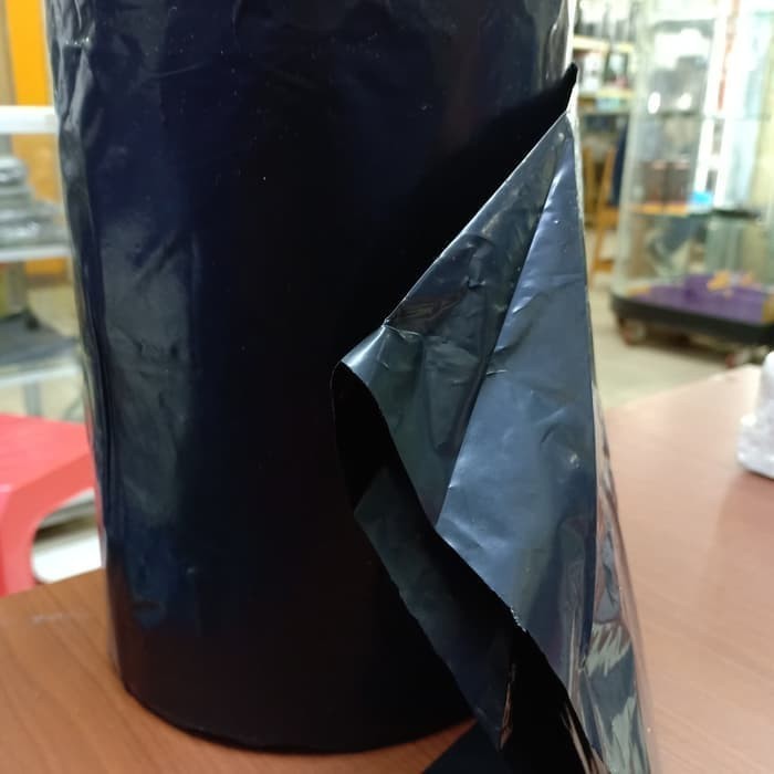

Plastik roll PE Hitam uk Lebar 50cm 1 roll berat 5kg Nyarung