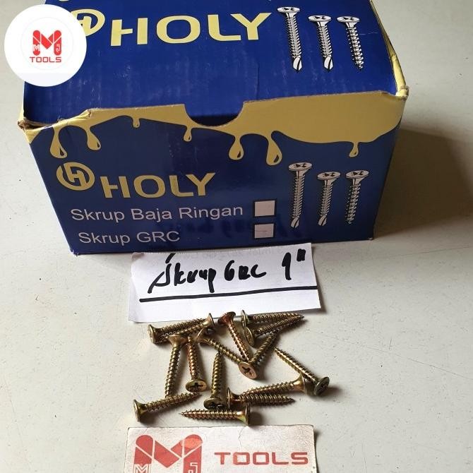 SKRUP GRC 1" (HARGA/KTK 1.000 PCS) - SKRUP BAJA RINGAN  - SELF DRILLING SCREW - SEKRUP GRC / SEKRUP 