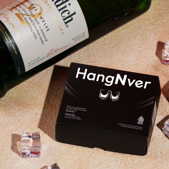 

HANGNVER - Anti Hangover, Pusing, Mual, Pengar, Antioksidan, Detox, Liver Protection Membantu