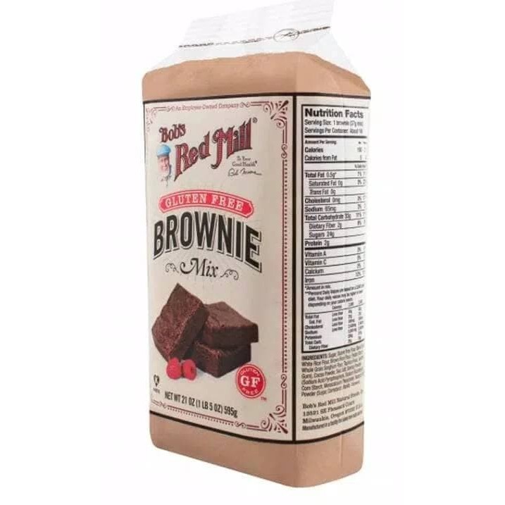 

BOB'S RED MILL GLUTEN FREE BROWNIE MIX TEPUNG BROWNIES USA SNACK SEHAT