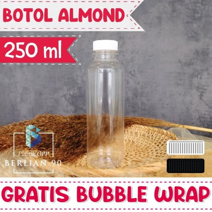 

Botol Almond 250 ml / Botol Plastik 250ml / Botol Kopi / Botol Jus Berkualitas