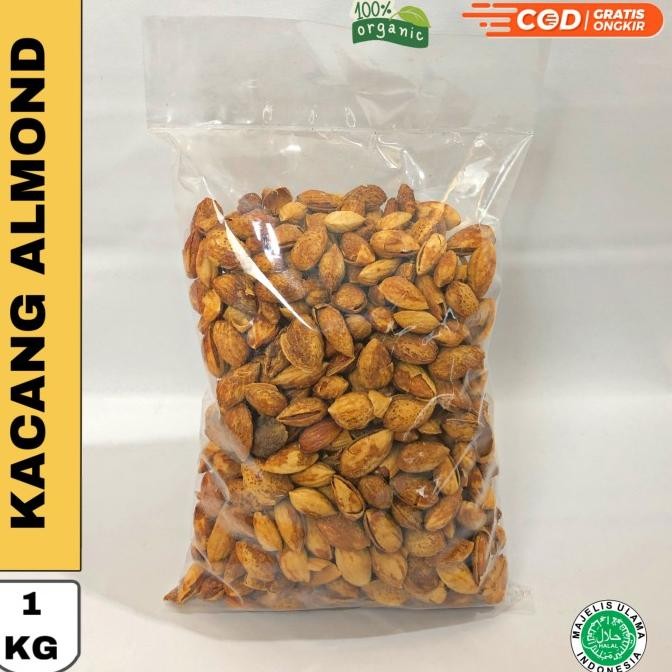 

Kacang Almond 1 Kg Panggang / Almon Roasted Murah Berkualitas