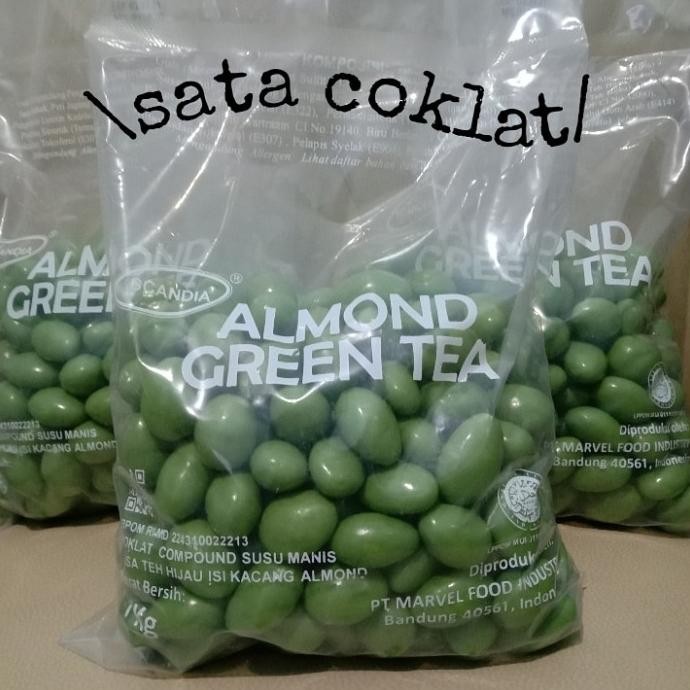 

coklat scandia almond greentea Berkualitas