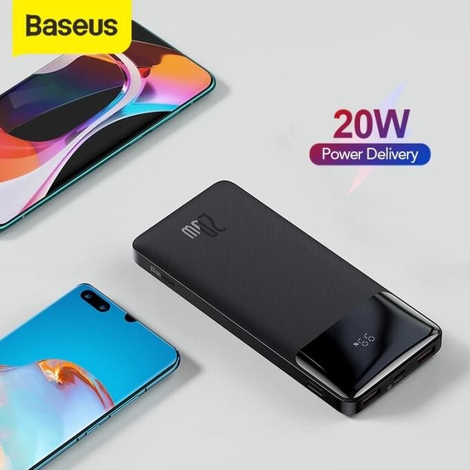 BASEUS POWERBANK BIPOW 20W 15W 20.000MAH 10.000MAH