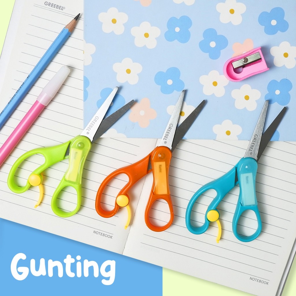 

Gunting Greebel Gunting Serbaguna Anti Karat Nyaman Digenggam/ Gunting Stainless Pastel SC-18