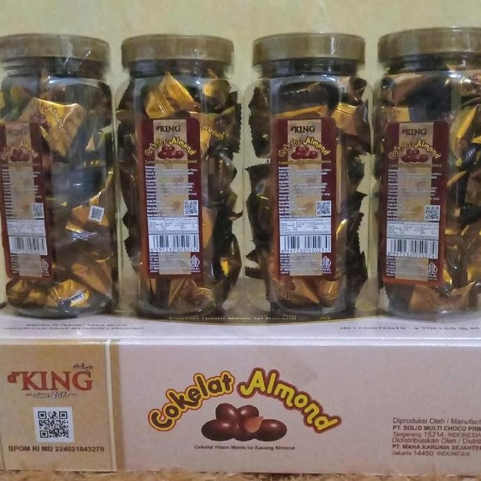 

cokelat almond 1 dus isi 4 toples cokelat viral termurah dan terlaris Berkualitas