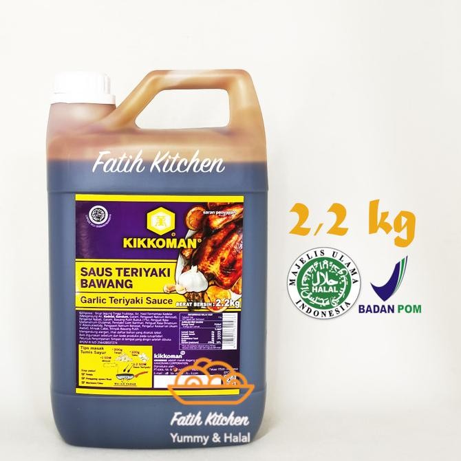

KIKKOMAN GARLIC TERIYAKI SAUCE HALAL 2 LITER - SAUS TERIYAKI BAWANG ORIGINAL