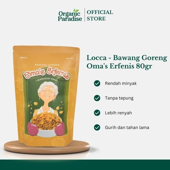 

BAWANG GORENG OMA'S ERFENIS 80 GR LOCCA ORIGINAL