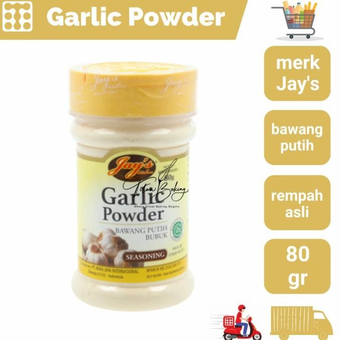 

GARLIC POWDER BAWANG PUTIH BUBUK JAYS 80GR ORIGINAL