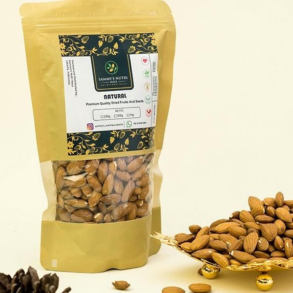 

Raw Almond AUSTRALIA Natural 500g (Kacang Almond AUSTRALIA Mentah) Berkualitas