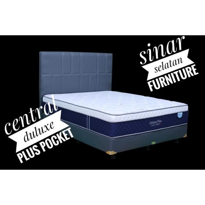 diskon central deluxe plus pocket uk 180x200 matras only