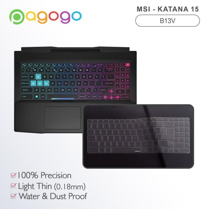 Terlaris Skin Keyboard Protector Msi Katana 15 B13V B13VEK B13VFK B13VGK Bening SALE