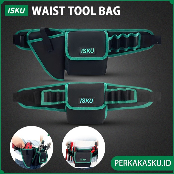 Isku Tool Bag Pinggang Tas Perkakas Pinggang Waist Toolbag Tool Belt