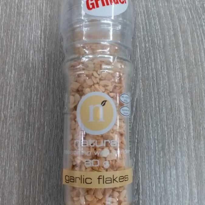 

NATUTAL GARLIC FLAKES BOTTLE GRINDER SERPIH BAWANG PUTIH PENGGILING ORIGINAL