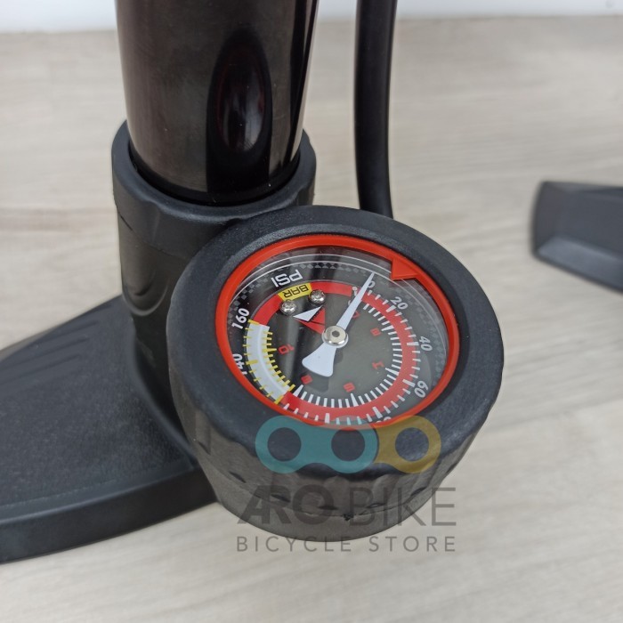 Pompa Ban Sepeda Avand Pma 7039 Alloy 32 Mm Meter Pressure