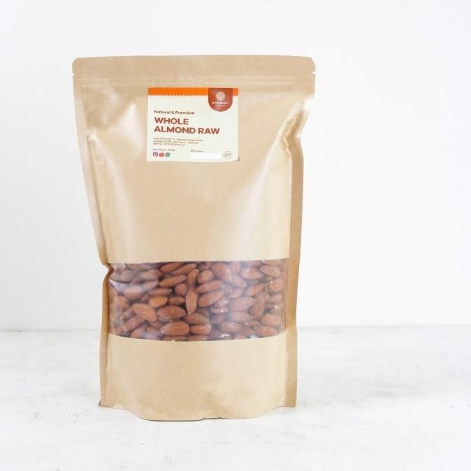 

Kacang Almond Utuh Mentah 1KG - Natural & Premium Berkualitas