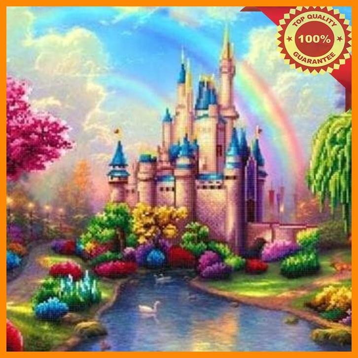 

[GSM] [40x30 CM] Set Lengkap Diamond Painting Set DIY Full Drill Kit Kraft