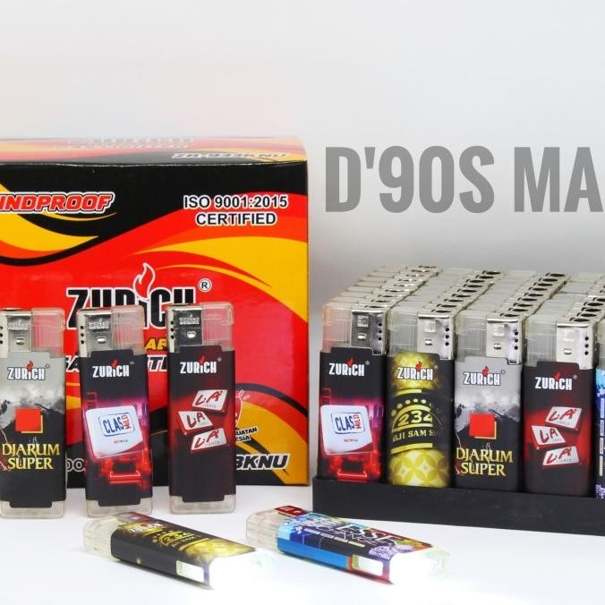 Baru Korek Api Gas Magnet Senter bisa isi ulang isi 50 pcs