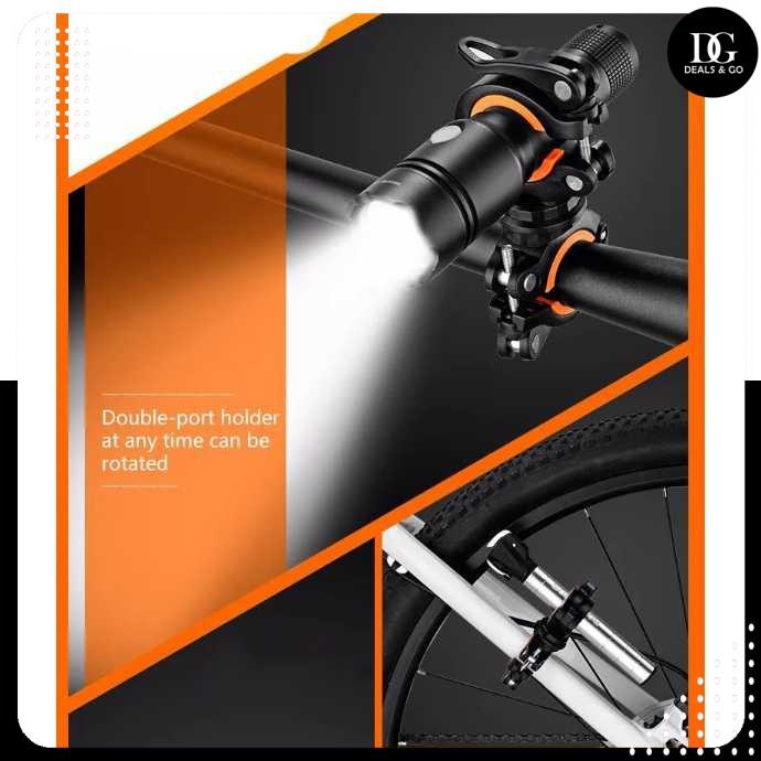 DEALS GO Cycle Zone Clamp Penjepit Senter Setang Sepeda 360 Derajat - ZH1035