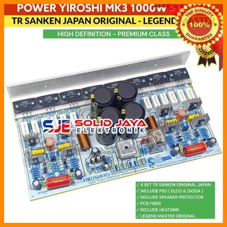 [SJE] KIT POWER YIROSHI 1000W MK3 STEREO MK 3 MK-3 SANKEN ASLI LEGEND MASTER