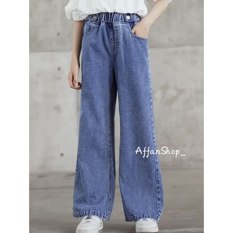 KULOT JEANS ANAK PEREMPUAN 7-12tahun/kulot jeans anak perempuan/kulot anak/jeans anak/kulot jeans an