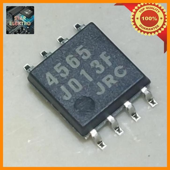 [SRE] 4565 JRC DMP-8 Persegi SMD NJM4565M-TE1 Japan Radio IC OpAmp JRC4565