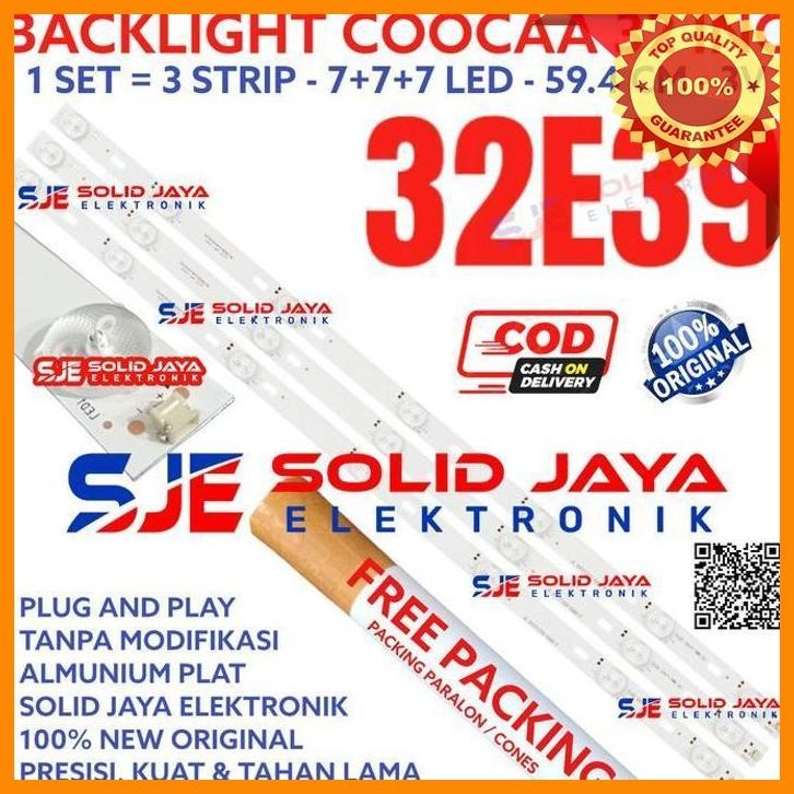 [SJE] BACKLIGHT TV LED COOCAA 32 INC 32E39 32E 39 LAMPU BL 7K 3V KOKA COCA