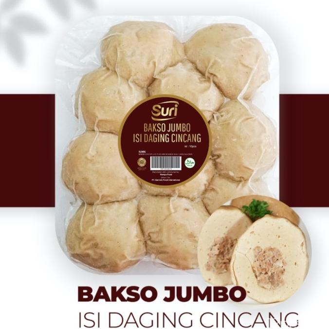 

New Bakso Jumbo Isi Daging Cincang 10Pcs