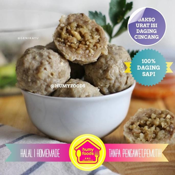 

New Bakso Besar Isi Daging Cincang 5Pcs Halal No Pengenyal Pengawet