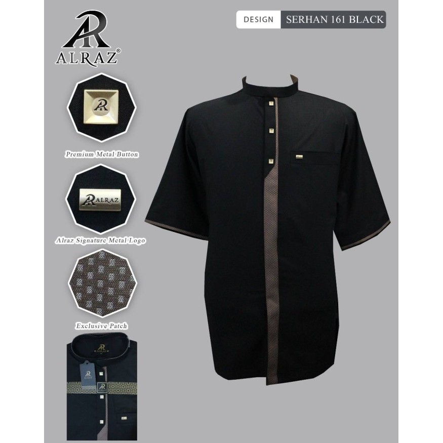 Terbaru Baju Koko Pria Dewasa Alraz Premium Lengan Pendek Promo