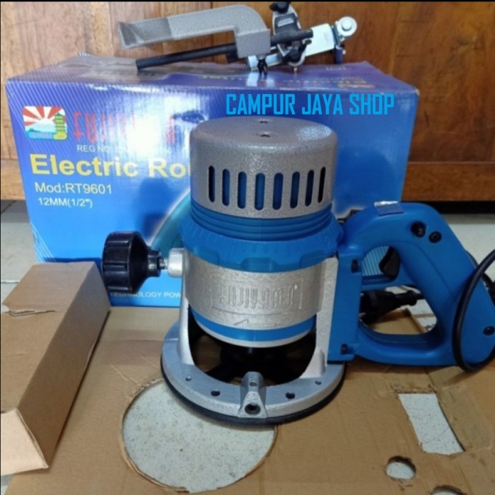 Mesin Router RT9601 Fujiyama Mesin Profil Kayu Electric Rauter Serut