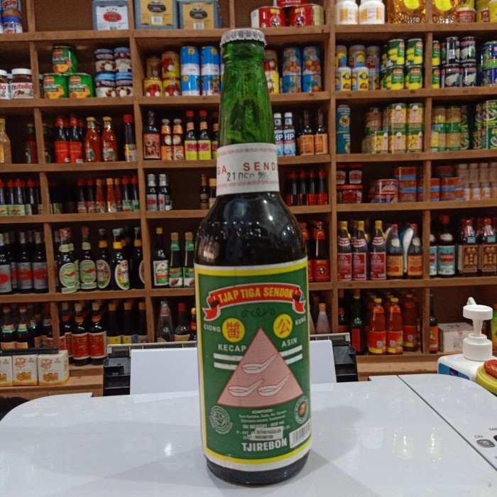 

Kecap Asin Tjap Tiga Sendok No.1 600Ml (Tutup Merah)