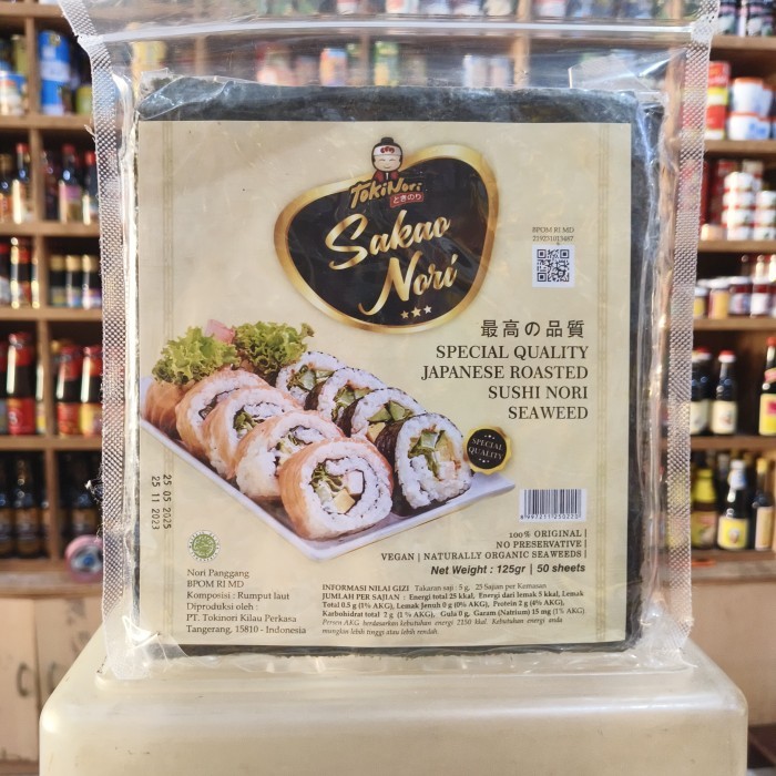 

Sakao Sushinori Special Quality 50Lembar/125Gr (Hijau Gelap)