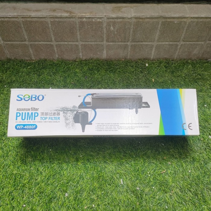 TOP FILTER BOX AQUARIUM SET SOBO WP-4880F / FILTER AQUARIUM SET PUMP